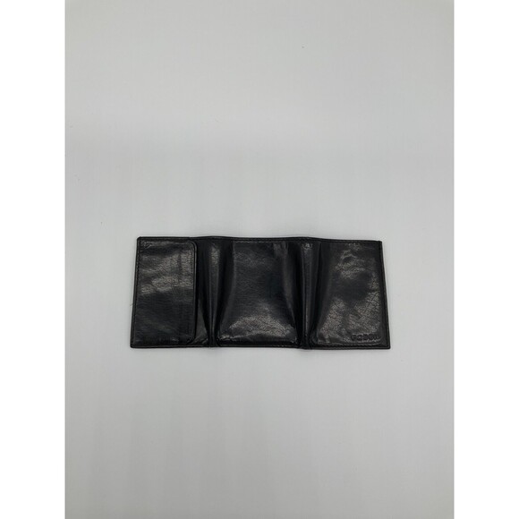 Fossil Wallet Black Genuine Leather Trifold ID & Card‎ Slots - Picture 5 of 11